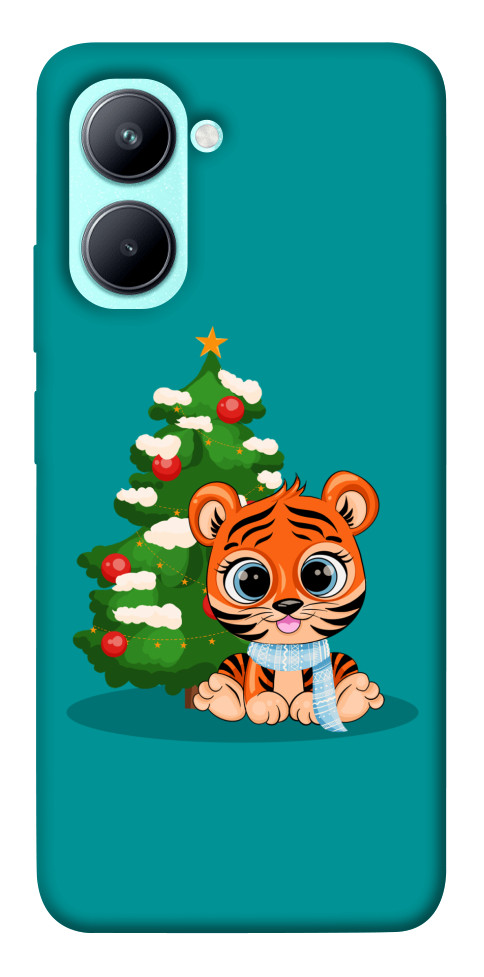 

Чохол Святковий тигреня для Realme C33 1664450
