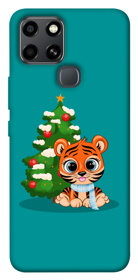 

Чехол Праздничный тигренок для Infinix Smart 6 1664452
