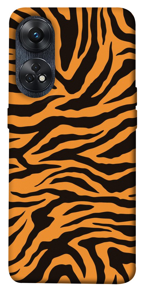 Чехол Tiger print для Oppo Reno 8 T 4G