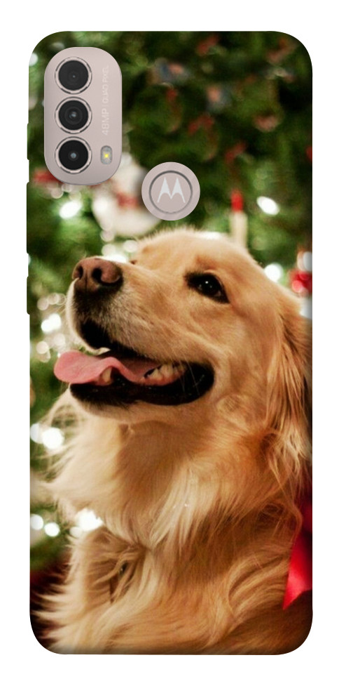 Чохол New year dog для Motorola Moto E40