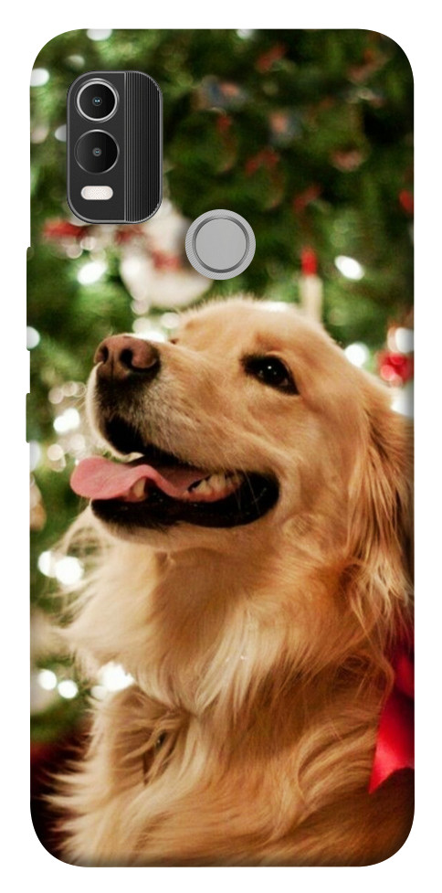 Чохол New year dog для Nokia C21 Plus