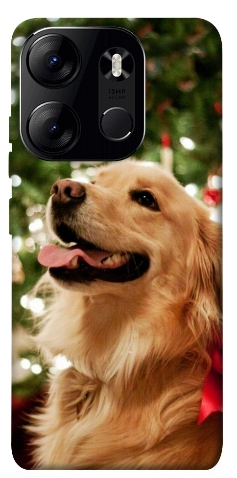 Чохол New year dog для Tecno Spark Go 2023