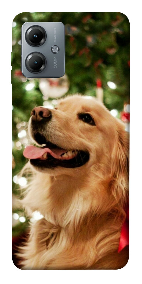 Чехол New year dog для Motorola Moto G14