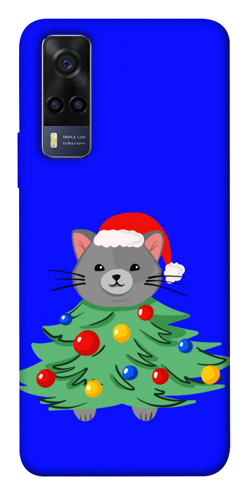

Чохол Новорічний котик для Vivo Y53s 1667427