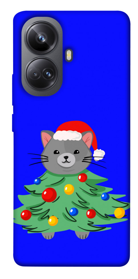 

Чехол Новорічний котик для Realme 10 Pro+ 1667452