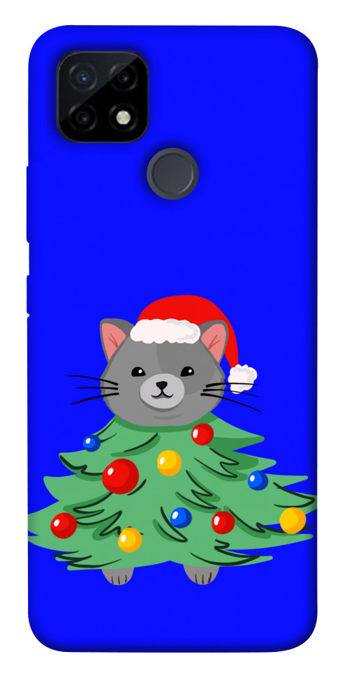 

Чохол Новорічний котик для Realme C12 1667460