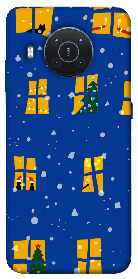 

Чехол Різдвяний вечір для Nokia X10 1667578