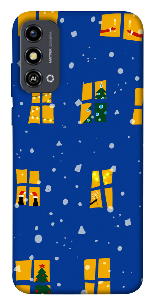 

Чохол Різдвяний вечір для ZTE Blade A53 1667614