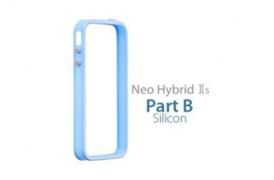 Бампер SGP Neo Hybrid 2S Mix & Match Part B [Silicone Only] для iPhone 4/4s (Голубой / Tender Blue)