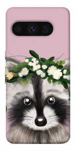 Чехол Raccoon in flowers для Google Pixel 8 Pro