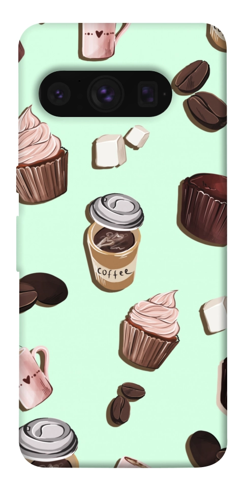 Чехол Coffee and sweets для Google Pixel 8 Pro