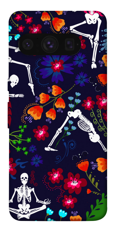 Чехол Yoga skeletons для Google Pixel 8 Pro