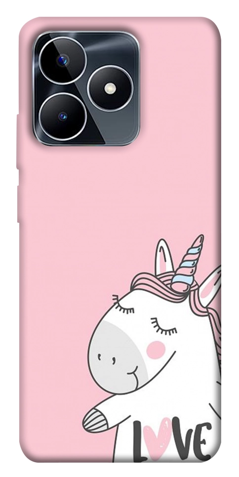 Чохол Unicorn love для Realme C53