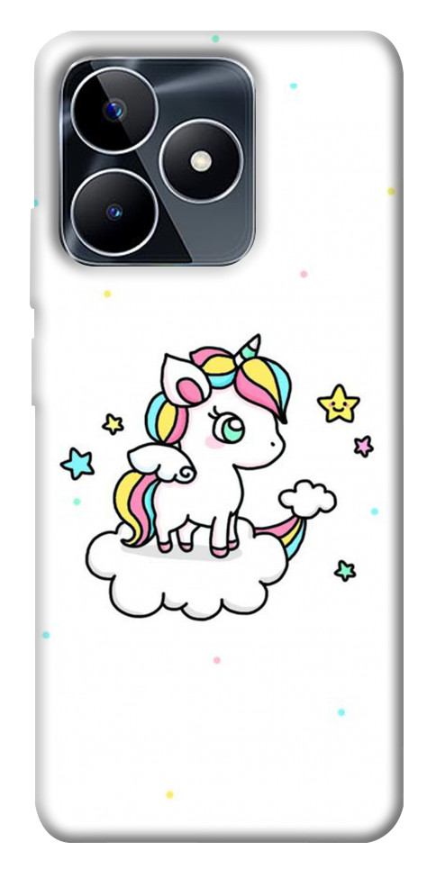 

Чехол Единорог на облаке для Realme C53 1673329