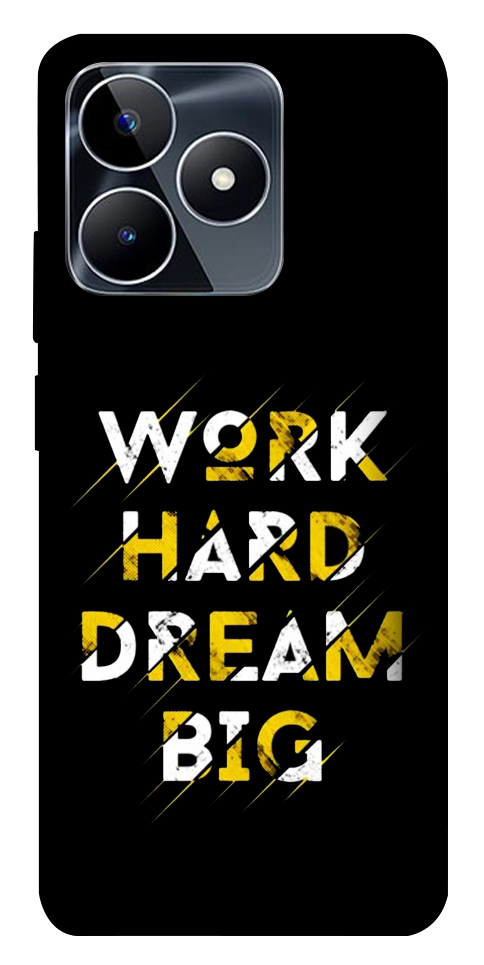 Чехол Work hard для Realme C53