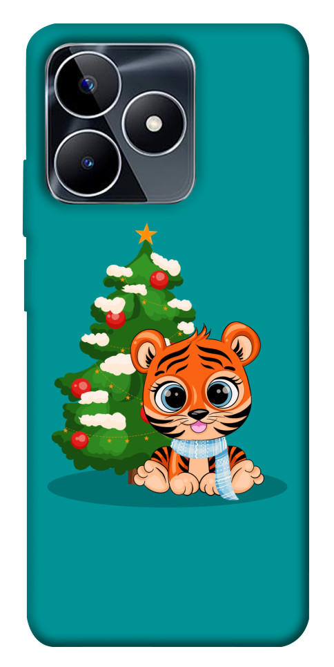 

Чохол Святковий тигреня для Realme C53 1673470
