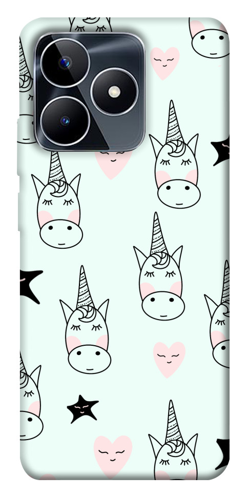 

Чехол Heart unicorn для Realme C53 1673547