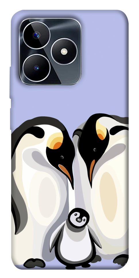 Чехол Penguin family для Realme C53