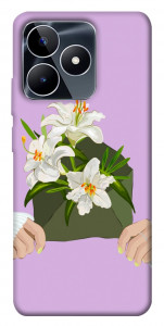 Чехол Flower message для Realme C53