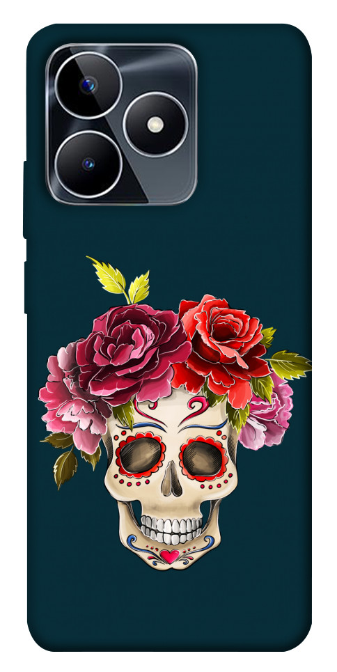 

Чехол Flower skull для Realme C53 1673603