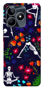 Чохол Yoga skeletons для Realme C53