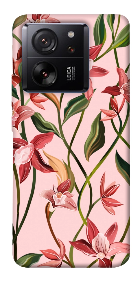 Чехол Floral motifs для Xiaomi 13T