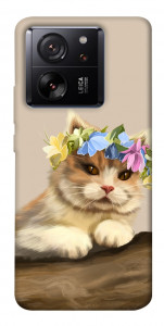 Чохол Cat in flowers для Xiaomi 13T