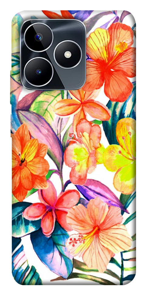 

Чехол Цветочный коктейль для Realme C53 1674200