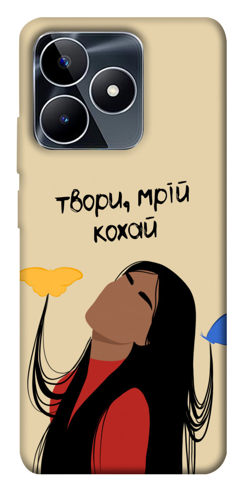 

Чехол Твори мрій кохай для Realme C53 1674268