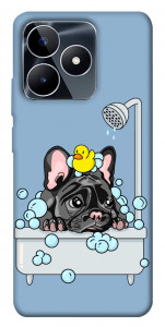 Чехол Dog in shower для Realme C53