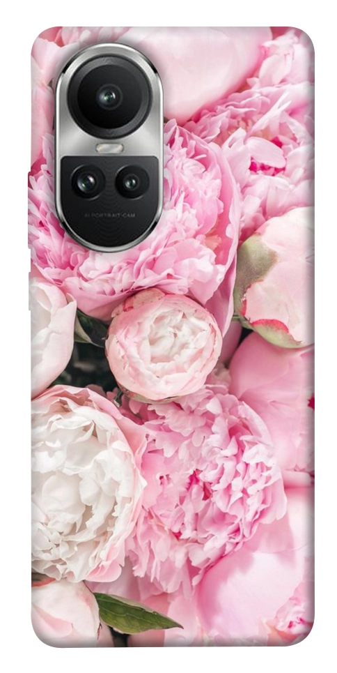 Чехол Pink peonies для Oppo Reno 10