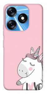 Чохол Unicorn love для TECNO Spark 10