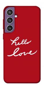 Чехол Hello love для Galaxy S23 FE