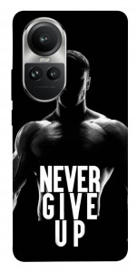 Чехол Never give up для Oppo Reno10 Pro