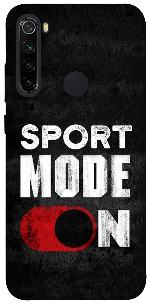 Чехол Sport mode on для Xiaomi Redmi Note 8 2021