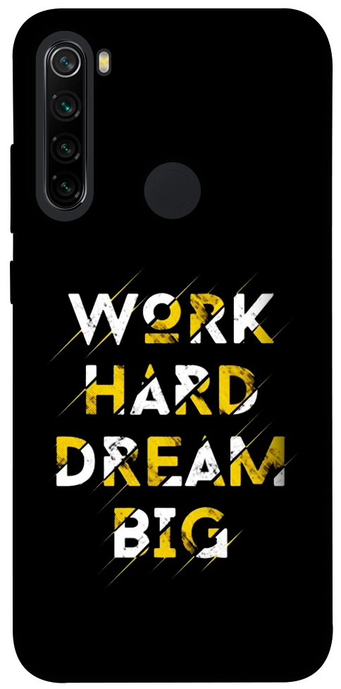 Чехол Work hard для Xiaomi Redmi Note 8 2021