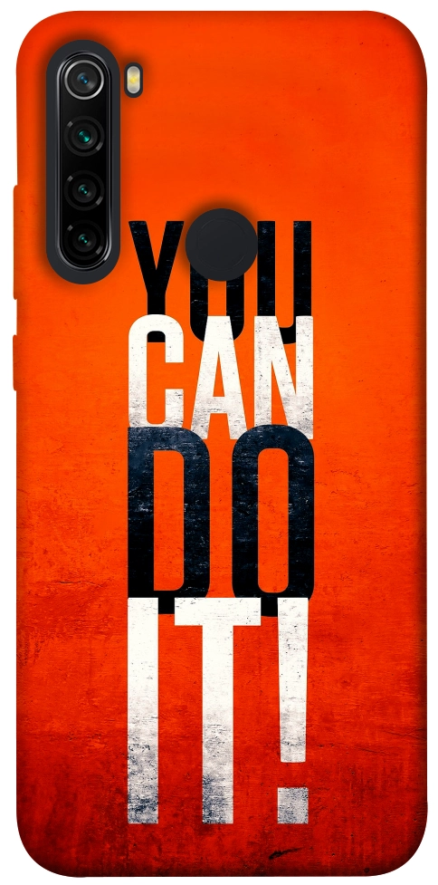 Чехол You can do it для Xiaomi Redmi Note 8 2021