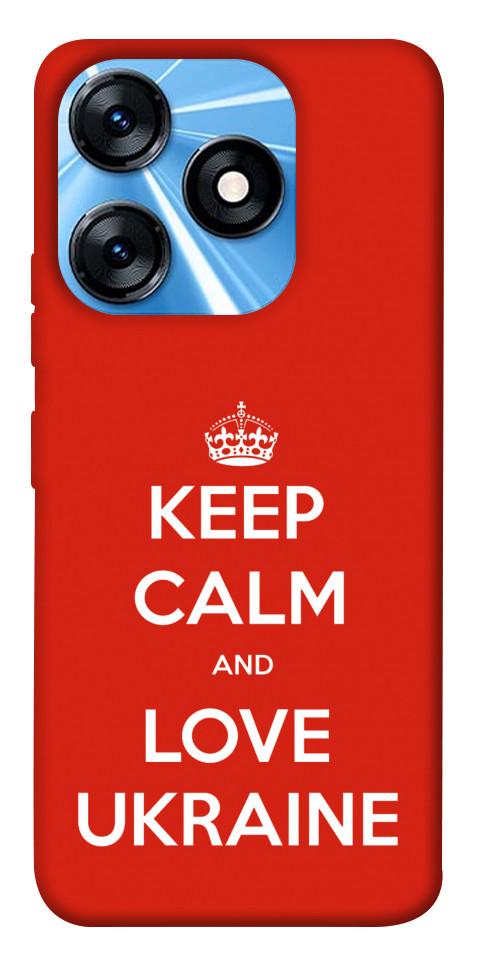 

Чохол Keep calm and love Ukraine для TECNO Spark 10 1675535