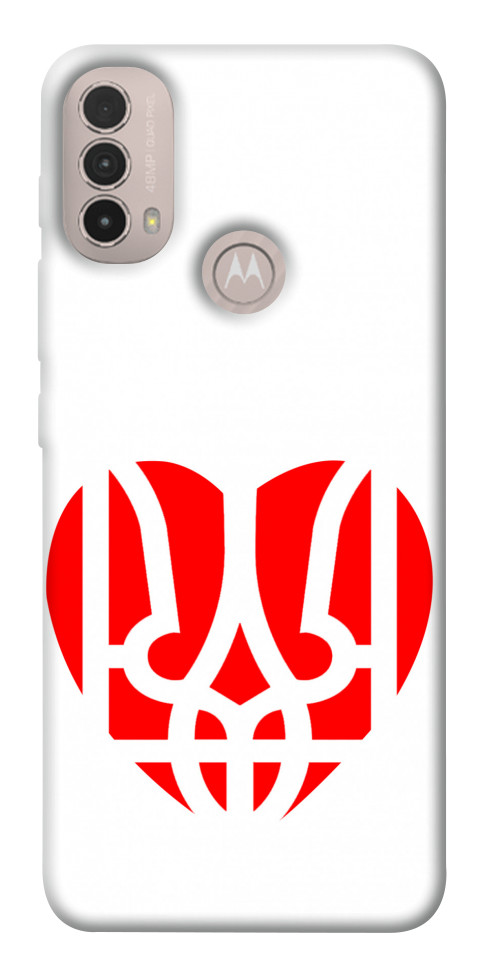 

Чехол Герб в сердце для Motorola Moto E30 1675556