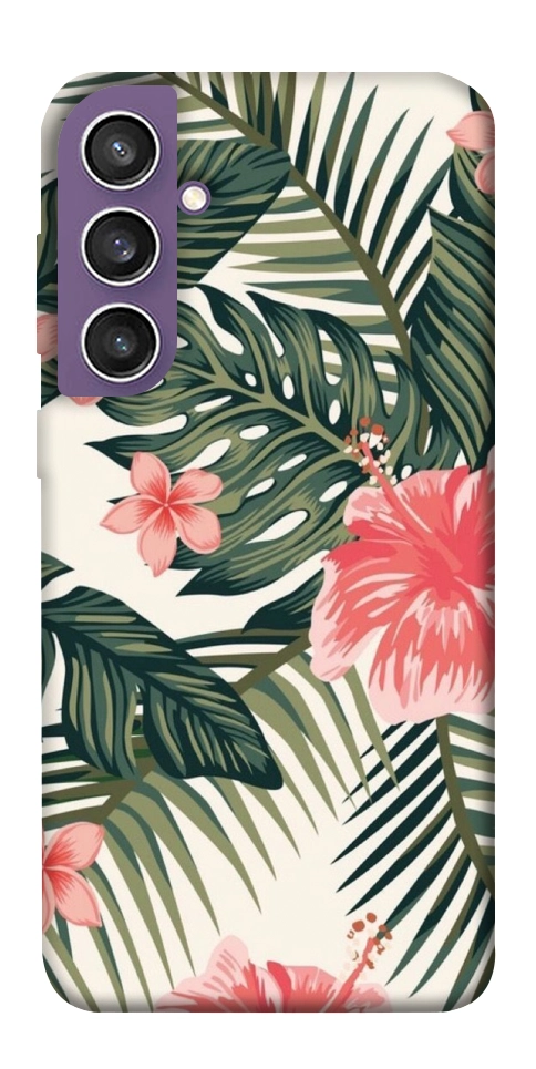 Чехол Tropic flowers для Galaxy S23 FE