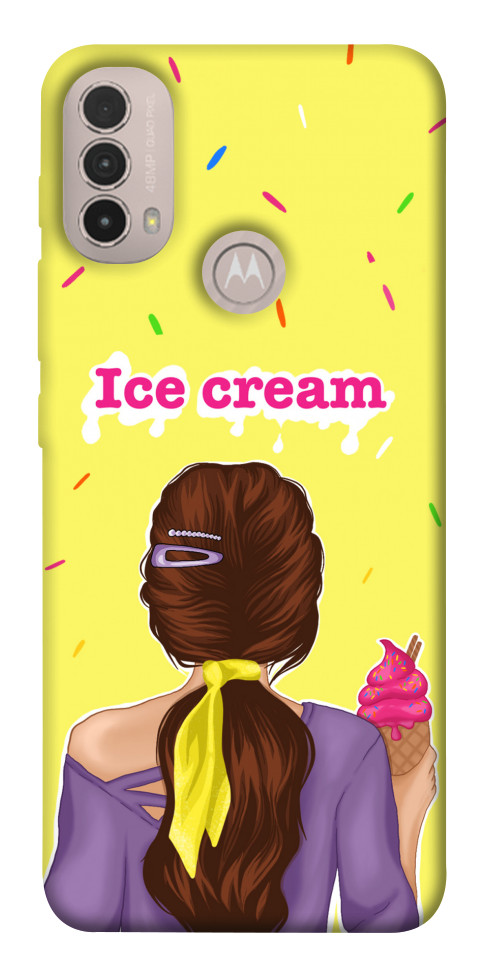 

Чехол Ice cream girl для Motorola Moto E30 1675892