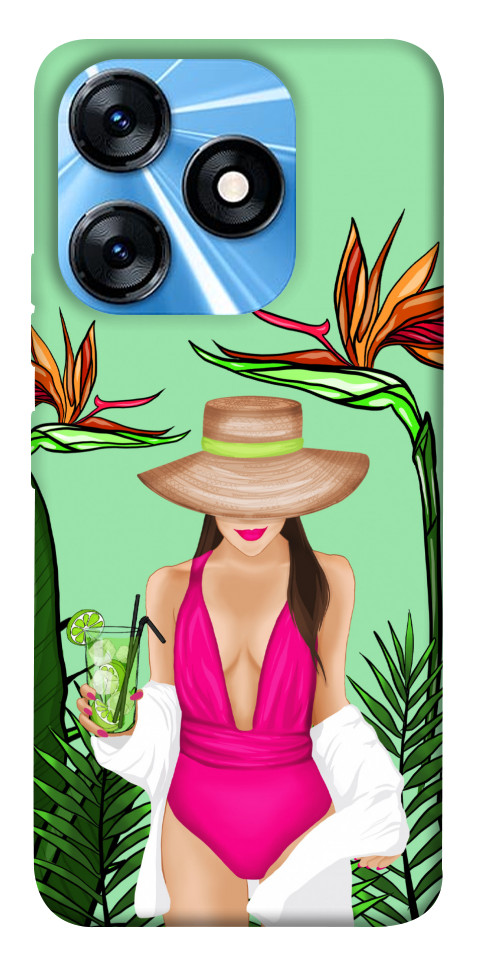 

Чехол Tropical girl для TECNO Spark 10 1675907