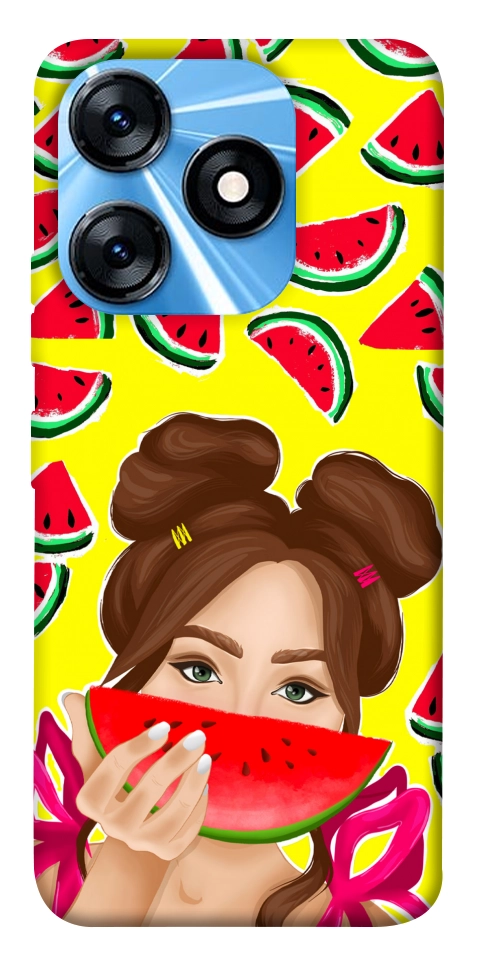 Чохол Watermelon girl для TECNO Spark 10