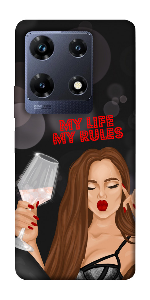 Чехол My life my rules для Infinix Note 30 Pro NFC