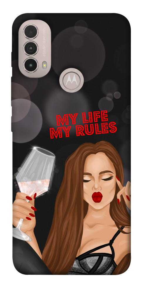 

Чехол My life my rules для Motorola Moto E30 1675940