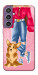 Чехол Girl and corgi для Galaxy S23 FE