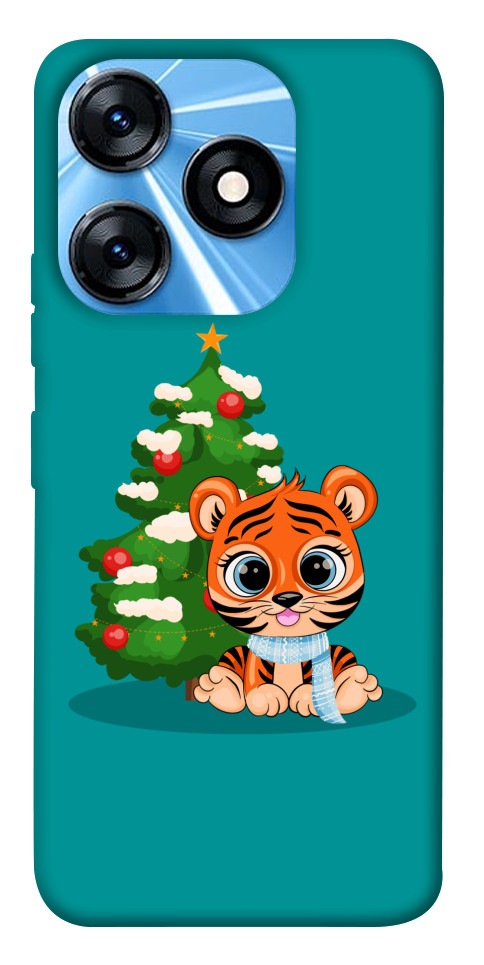 

Чохол Святковий тигреня для TECNO Spark 10 1676033