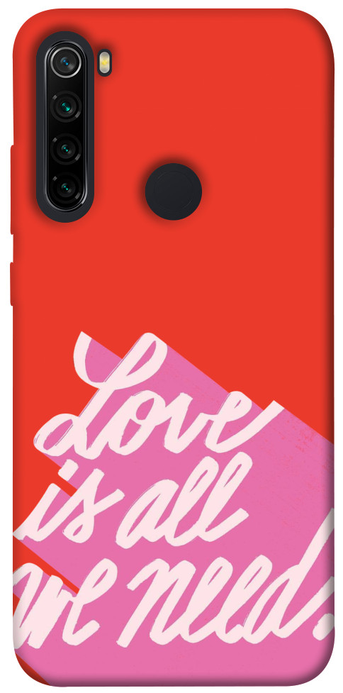 

Чехол Love is all need для Xiaomi Redmi Note 8 2021 1676169