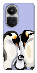 Чохол Penguin family для Oppo Reno10 Pro