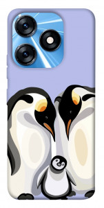 Чехол Penguin family для TECNO Spark 10